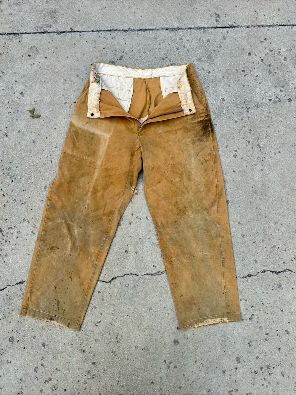 Rare Utica Duxbak Corp Canvas Hunting/Field Pants - Picture 2 of 14